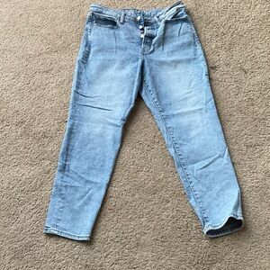 Old Navy Light Blue Straight Leg Women's Jeans